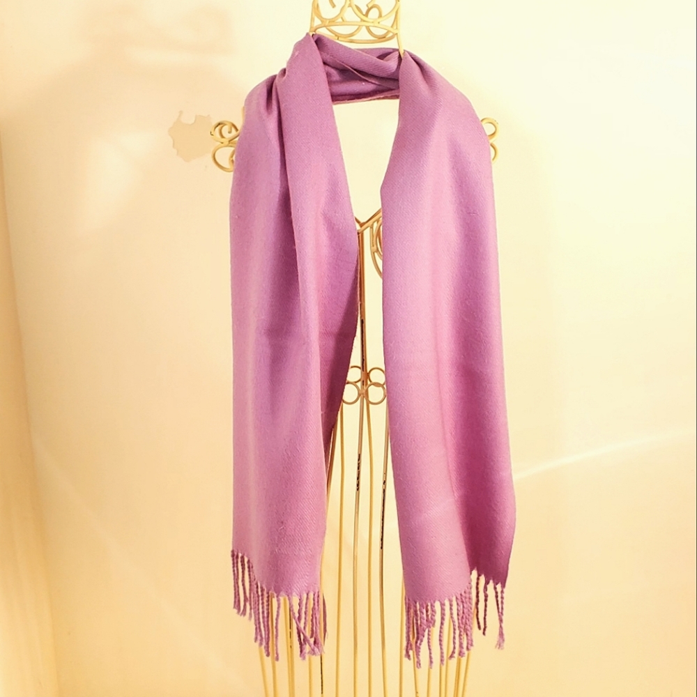 Royal Rossi Cashmere Fringed Scarf